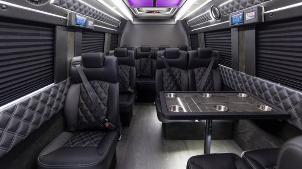 roseville 15 passenger sprinter van interior