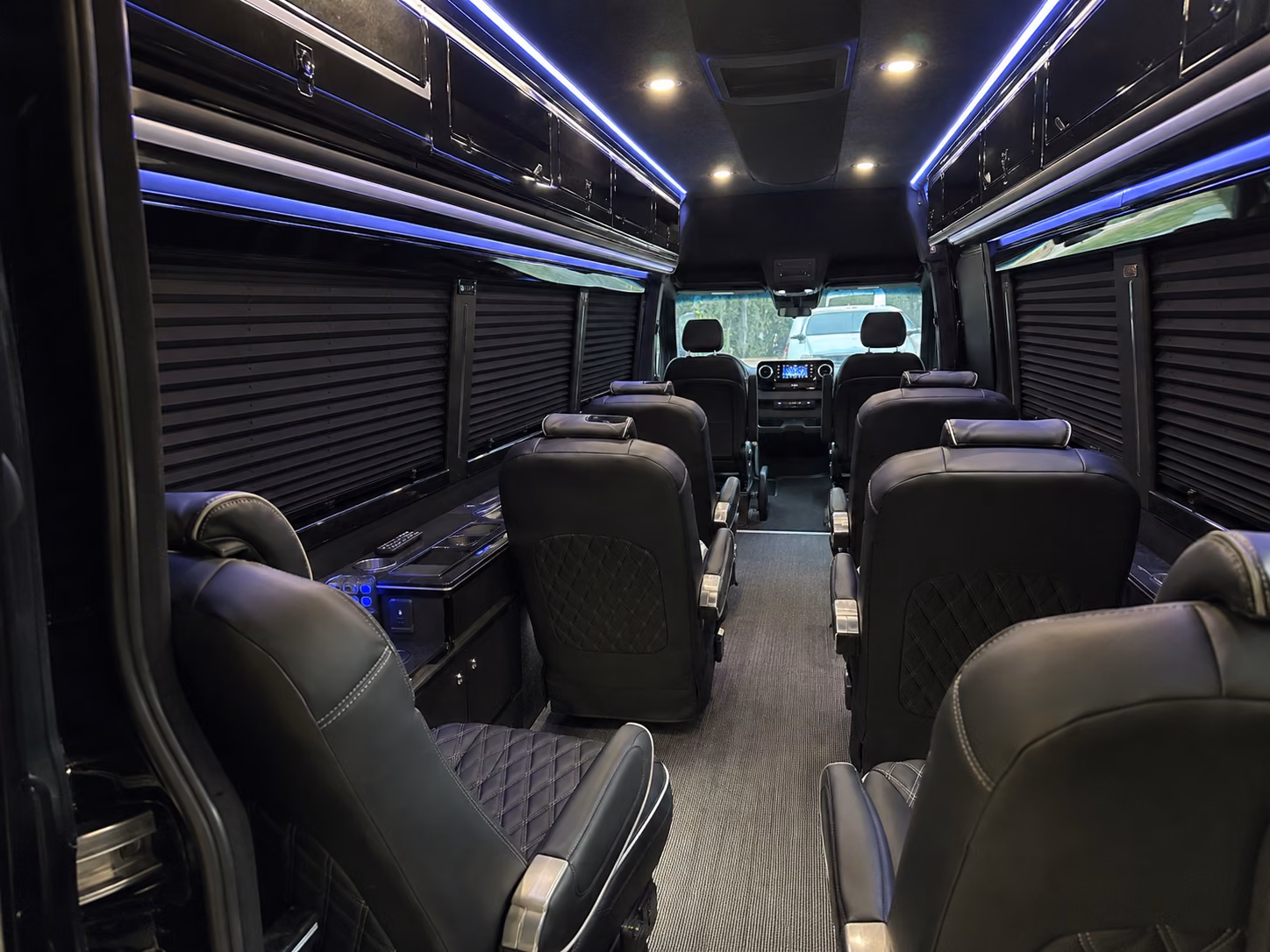 8 passenger sprinter van inside
