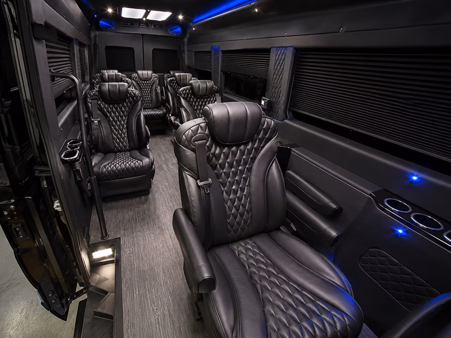 roseville 12 passenger sprinter van inside