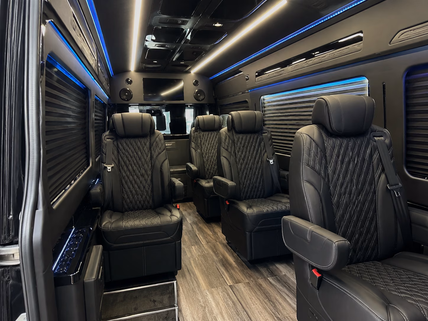 roseville 12 passenger sprinter van interior