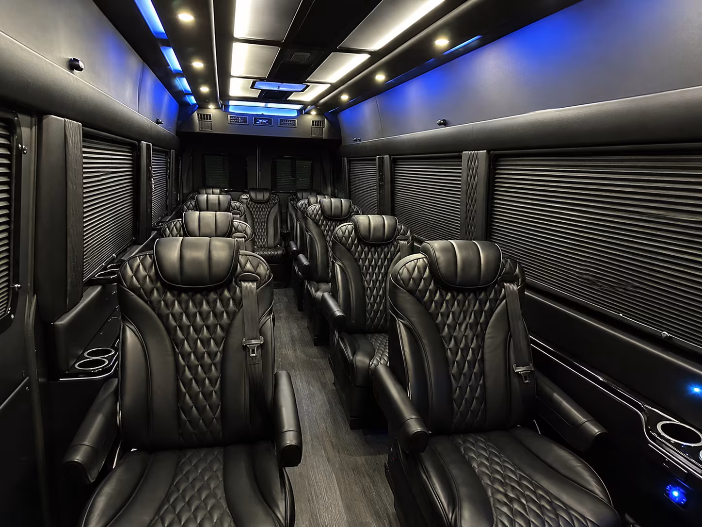 roseville 18 passenger sprinter van inside