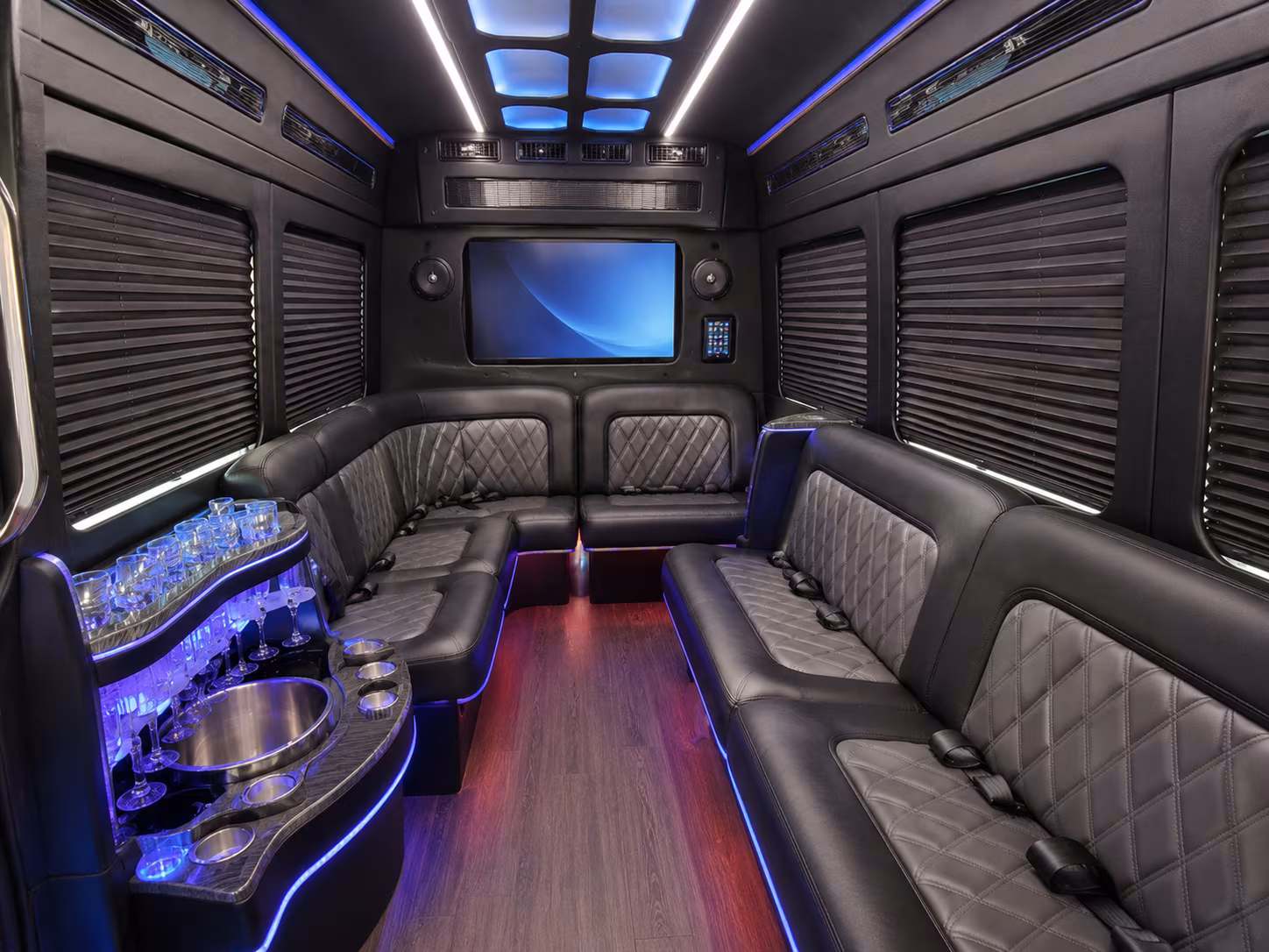 roseville sprinter limousine inside