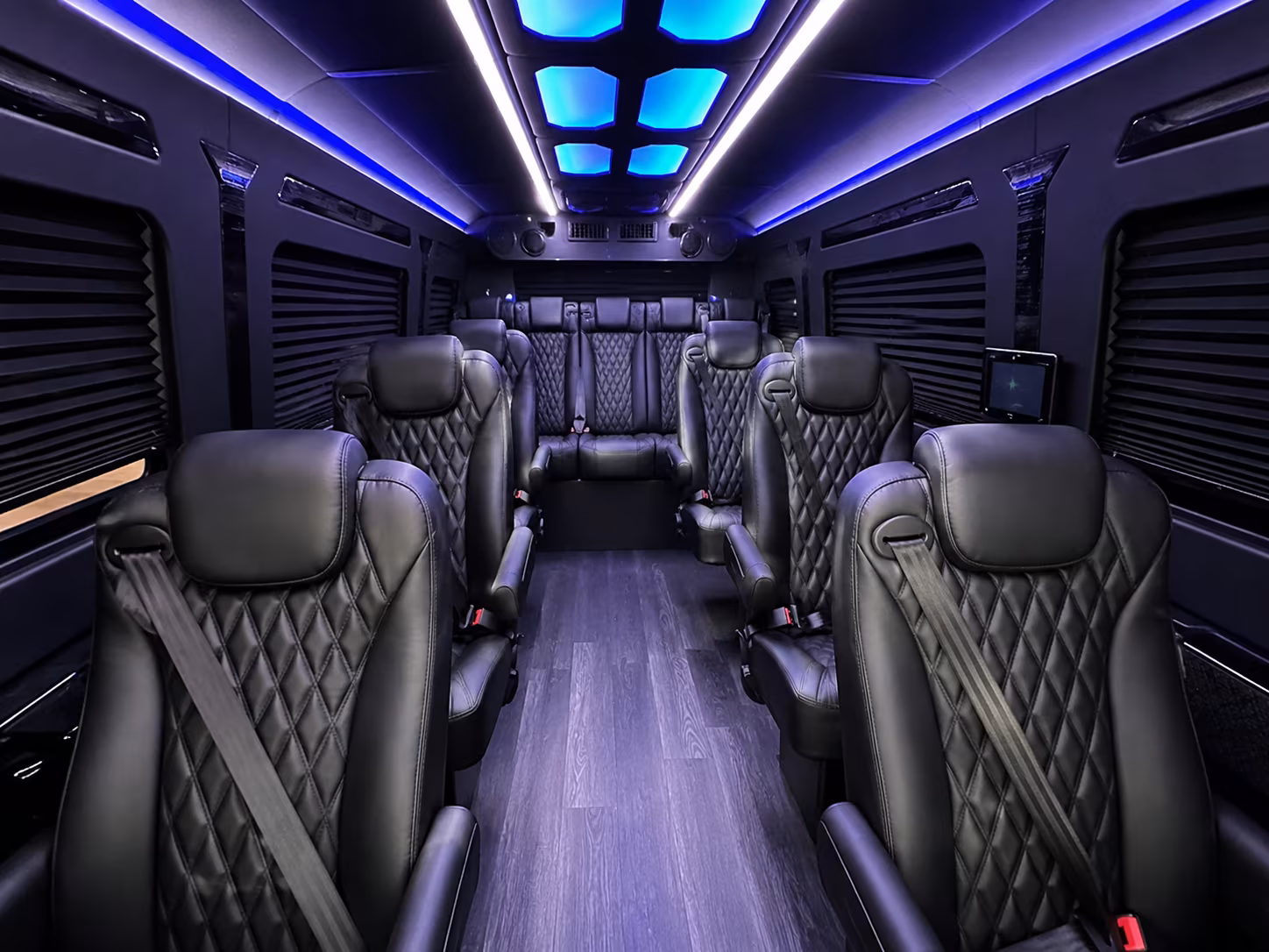 roseville wedding guest shuttle sprinter vans from hotel blocks to venues
